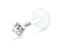 Labrets Push-in with Round Cut LA-112